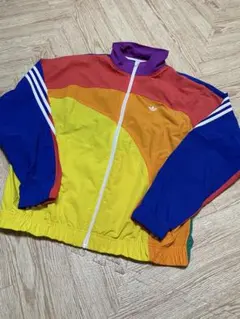 未使用品 adidas PRIDE OFF-CENTER JACKET - メルカリ