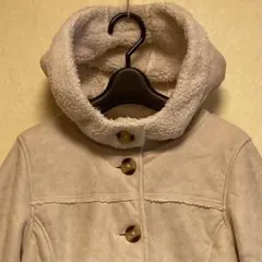 【150cm女の子用】フード付きコート