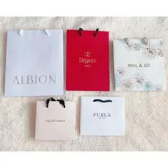 ショッパー 紙袋 ブランド 5点セット セット売り まとめ売り