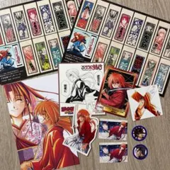 ジャンプSQ 付録 クリアステッカー SCFカード フェア 特典 るろうに剣心