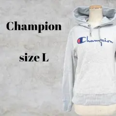 〇　Champion　Reverse weave　プルオーバーパーカー　L