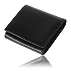 財布 メンズ 二つ折り イタリアンレザー コンパクト スキミング 防止