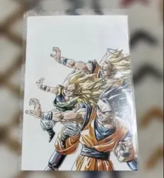 ドラゴンボール　鳥山明　展覧会　ポストカード　孫悟空3 ゴテンクス3 孫悟飯