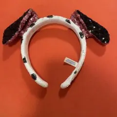 ディズニー　カチューシャ　101匹わんちゃん　スパンコール