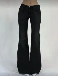 DAZY フレアデニムジーンズ 黒