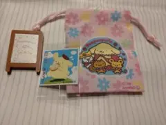 ポムポムプリン 3点セット＋シール