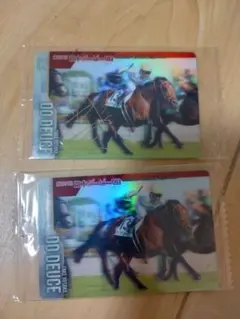サラブレッドホースコレクション第一弾 ドウデュース ノーマル 箔押しカード