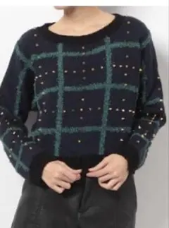 ターコイズ ニット