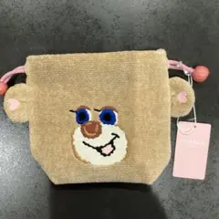 ⭐︎新品未使用　フェイラー　ドアップテディガール　巾着