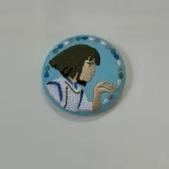 ジブリ　千と千尋の神隠し　ハク　缶バッジ