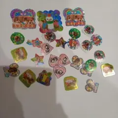 (平成レトロ)犬　キラキラフレークシール