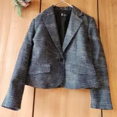 上品【Krone クローネ】テーラード ジャケット スーツ 上着 フォーマル