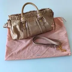 miumiu ヴィッテロリュクス 2wayバッグ