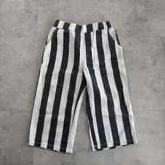 ストライプパンツ　韓国　子供服　古着加工　ヴィンテージ風　80 90 100 S
