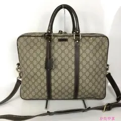 GUCCI GGスプリーム ビジネスバッグ ブリーフケース訳あり格安 - メルカリ