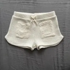 ZARA アイボリー ポケット付きショートパンツ 12-18ヶ月