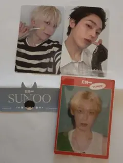 enhypen SUNOO エンハイフン　ソヌ　テレカ　ネームシール