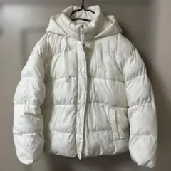 GAPホワイト白中綿ブルゾンXL