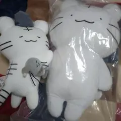 猫のぬいぐるみ 大小セット
