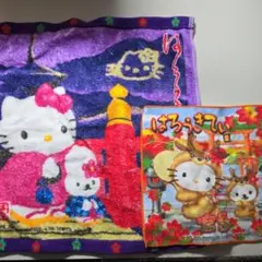 ハローキティ 宮島デザインタオル