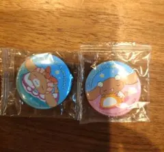 びっくらポン　缶バッジ　モカ&カプチーノ　2個セット