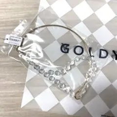 新品未開封☆ GOLDY クリアボール ネックカフ ゴールドのサムネイル