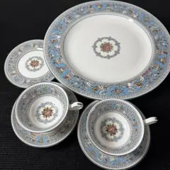 未使用  ウェッジウッド ターコイズ17.5㎝プレート 4枚 2025年最新】Yahoo!オークション -ウェッジウッド フロレン