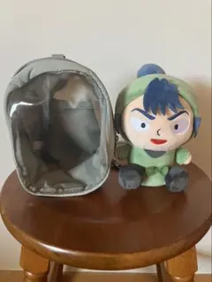 忍たま乱太郎 食満留三郎 お座りぬいぐるみ 無印良品 吊るせるコレクションポーチ