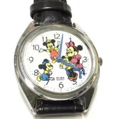 ビンテージ SEIKO ALBA ミッキーマウス ミニーマウス 腕時計