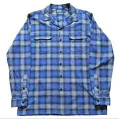 90s ポロラルフローレン オンブレ チェックシャツSKICAMP