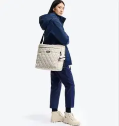 AIGLE新品:14,300円キルティング 2wayトートバッグ 撥水のサムネイル