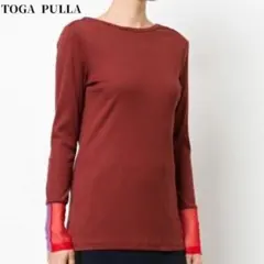 TOGA PULLA トーガプルラ　V バックオープン異素材リブニットのサムネイル