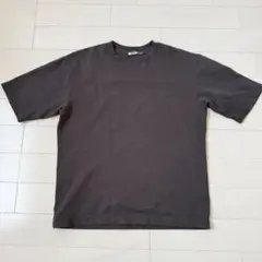UNIQLO U エアリズムコットンオーバーサイズTシャツ ボーダーLサイズ