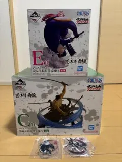 ワンピース 一番くじ 匠ノ系譜 覇極 墨式塊技 C賞　ゾロE賞ボニー＋おまけ付き