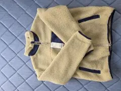 (新品未使用)フリースジャケット 150cm クリーム色