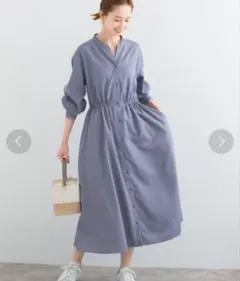 URBAN RESEARCH ROSSO ウォッシャブルシャツワンピース