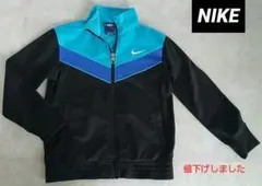 NIKE ジップアップ ジャージ トップス アウター ナイキ 黒