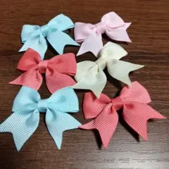 犬用リボンクリップ 6個セット