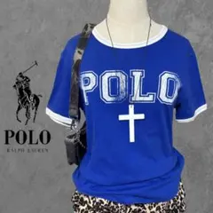 POLO Ralph Lauren ラルフローレン リンガーTシャツ ブルー
