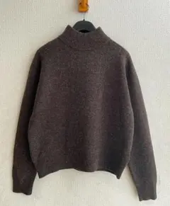 コーエン　coen　手洗いできるラムウールモックネックニット♪プルオーバー