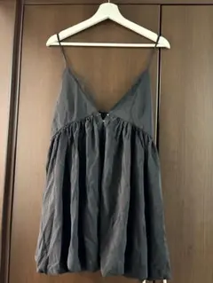 JEANASIS バルーンキャミチュニック／ブラック