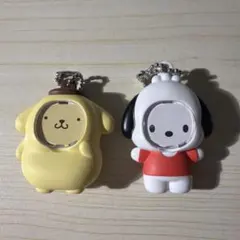 サンリオフォトフレームキーホルダー ポチャッコ ポムポムプリン