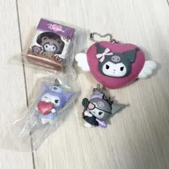 【4点セット】クロミ ガチャガチャ キーホルダー ライト サンリオ