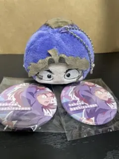 忍たま　竹谷八 左衛門 ぬい　缶バッチ✖️2