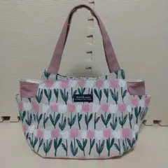 ハンドメイド チューリップバッグ 花柄