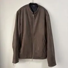 BEAMS HEART フェイクスエード シングル ライダースジャケット XLのサムネイル
