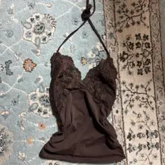 Brown キャミソール　00s 海外girl