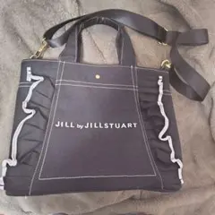 ジルバイジルスチュアート フリルトート ブラック 大