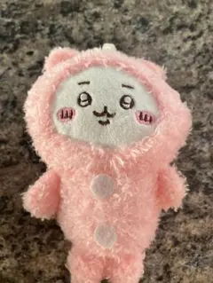 ちいかわ　パラレルワールド　キーホルダー　ぬいぐるみ　ピンク