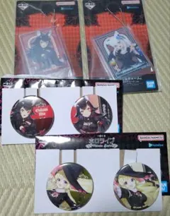 一番くじ　ホロライブVillainStyle アクリルチャーム 缶バッチ